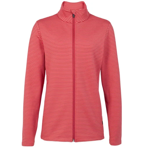 Women'S Radiant Stripe Jacket Cardinal Pink Stripe