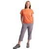 Women'S Roamer Capris Trousers Mauve Grey