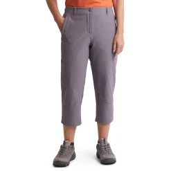 Women'S Roamer Capris Trousers Mauve Grey