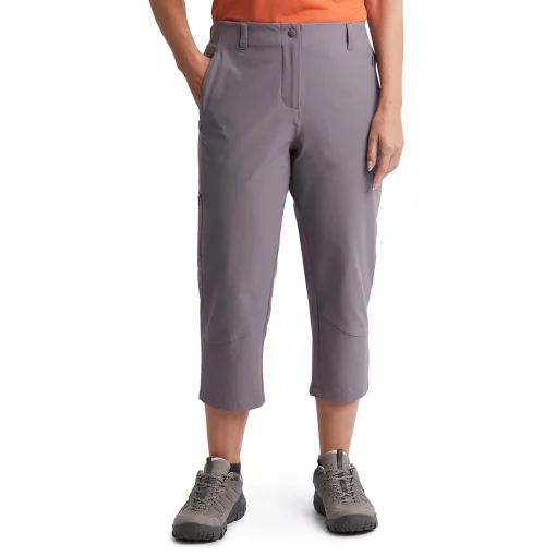 Women'S Roamer Capris Trousers Mauve Grey