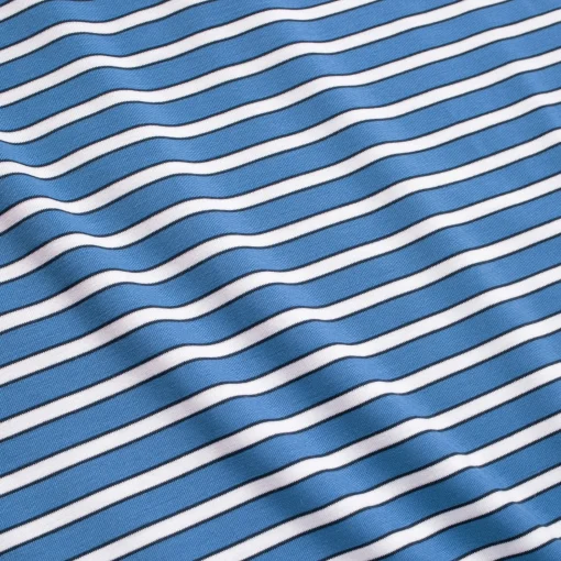 Women'S Shoreline Long Sleeve Top Zephyr Blue/French Blue Stripe