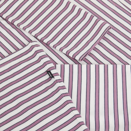 Women'S Shoreline Long Sleeve Top Ecru/Haze Purple Stripe