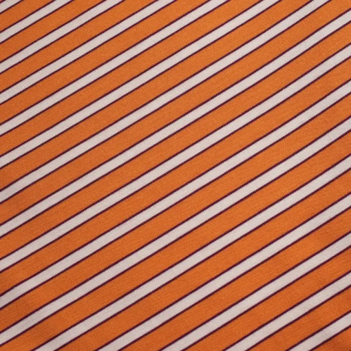 Women'S Shoreline Long Sleeve Top Sunset Orange/Ecru Stripe