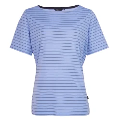 Women'S Shoreline Short Sleeve Top Orchid Lilac/Navy Stripe