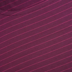 Women'S Shoreline Short Sleeve Top Plum Purple/Pink Stripe