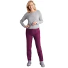 Women'S Stretch Bags Trousers Plum Purple