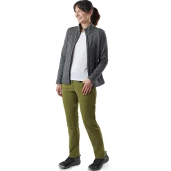 Women'S Stretch Bags Trousers Heath Green