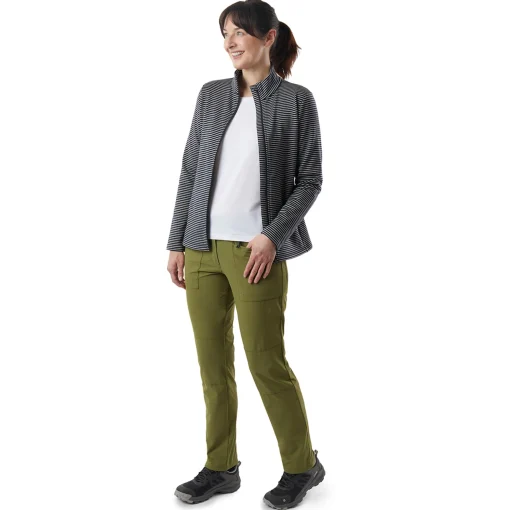 Women'S Stretch Bags Trousers Heath Green