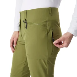 Women'S Stretch Bags Trousers Heath Green