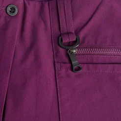 Women'S Stretch Bags Trousers Plum Purple