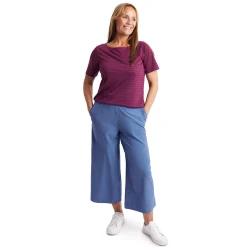 Women'S Voyager Capris Trousers Heather Blue