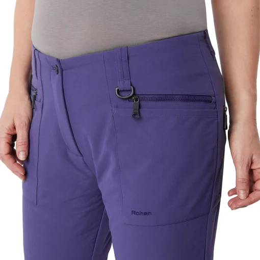 Women'S Winter Stretch Bags Trousers Eclipse Blue