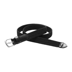 Women'S Woven Stretch Belt Black